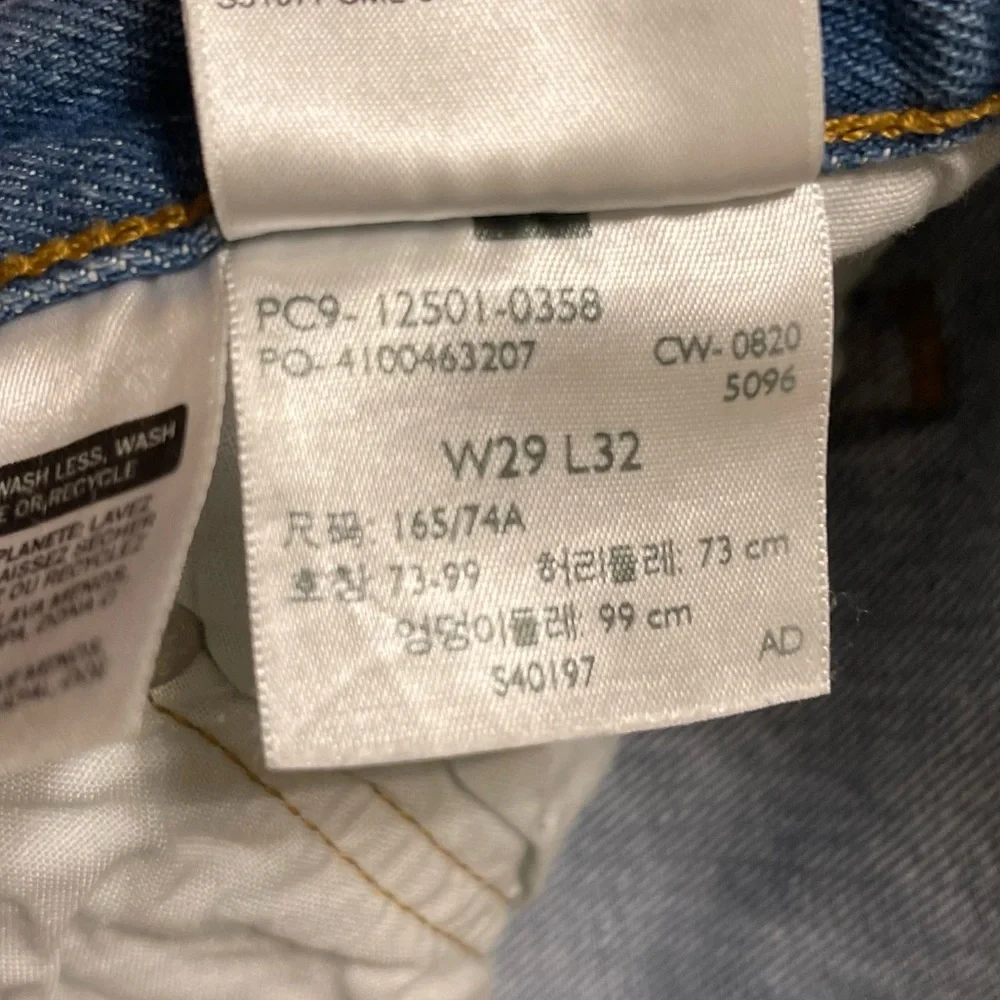 Levi’s Premium Light‎ Wash Selvage Denim Size 29 X 32